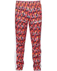 palm angels flame track pants