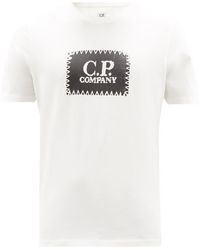 C.P. Company - Logo-print Cotton-jersey T-shirt - Lyst