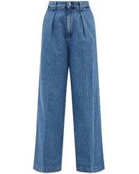 Made In Tomboy Enea High-rise Wide-leg Jeans - Blue