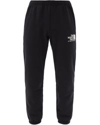 mens north face joggers black