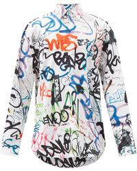 vetements graffiti shirt