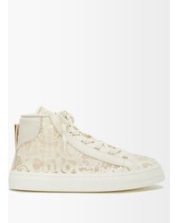 chloe high top trainers
