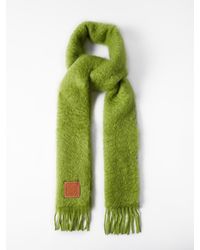 Arte Scarf in Green Womens Accessories Scarves and mufflers 