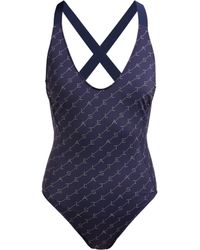 Stella McCartney Monogram Swimsuit - Blue