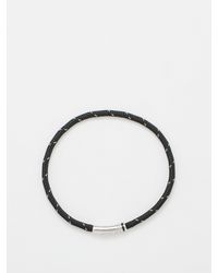 Miansai - Juno Cord & Sterling-silver Bracelet - Lyst