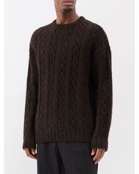 Our Legacy - Toddler Popover Cable-knit Wool Sweater - Lyst
