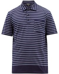 Lucky Brand Mens James Stripe Polo Shirt