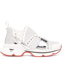 white louboutin trainers womens