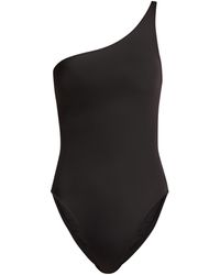 Norma Kamali Mio One-shoulder Swimsuit - Black