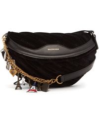 balenciaga velvet bag