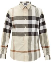 mens burberry button down sale