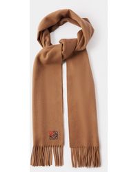 Loewe Window Anagram Wool And Cashmere Scarf for Men | Lyst