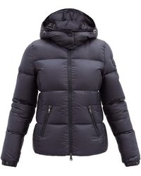 Moncler Fourmi Hooded Down-filled Coat - Blue