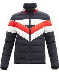 Fusalp Fernand Hooded Quilted Down Ski Jacket - Multicolour