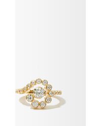Sophie Bille Brahe Escargot De Diamant Diamond & 18kt Gold Ring - Metallic
