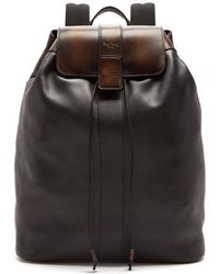 Berluti Horizon Leather Backpack - Black