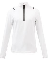Bogner Luzio Zip-neck Jersey Mid-layer Top - White