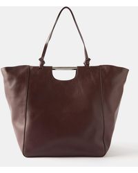 STAUD - Mar Leather Tote Bag - Lyst