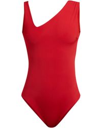 Haight Lucia Asymmetric Swimsuit - Red