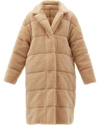 Moncler Manteau en polaire matelassé réversible Bagaud - Neutre