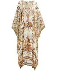 white camilla kaftan