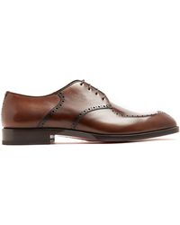 Christian Louboutin A Mon Homme Leather Brogues - Brown