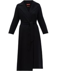 Max Mara Studio Manteau Oncia - Bleu