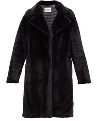 Herno Padded Faux-fur Coat - Black