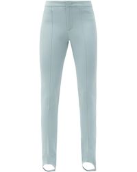 3 MONCLER GRENOBLE Stirrup Slim-leg Ski Trousers - Blue