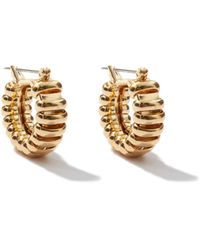 Laura Lombardi Camilla 14kt Gold-plated Hoop Earrings - Metallic