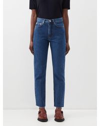 A.P.C. Denim High-rise Wide-leg Jeans in Blue - Save 67% | Lyst