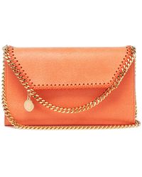 Stella McCartney Falabella Mini Faux Leather Cross-body Bag - Orange