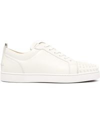 christian louboutin white trainers