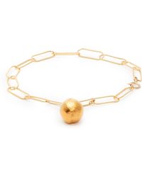 Alighieri The Character Assassin 24kt Gold Plated Anklet - Metallic