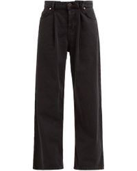 Raey Fold Dad Baggy Boyfriend Jeans - Black