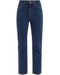 Khaite Abigail Straight-leg Jeans - Blue