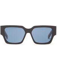 Dior Cd Square Acetate Sunglasses - Black