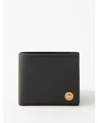 Versace ヴェルサーチェ メドゥーサ 二つ折り財布 - ブラック