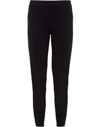 Moncler Legging taille haute raccourci - Noir