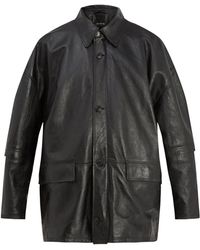 Balenciaga Leather jackets for Men | Online Sale up to 40% off | Lyst