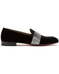 white red bottom loafers