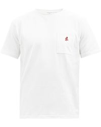 Gramicci - One Point Logo-embroidered Cotton-jersey T-shirt - Lyst