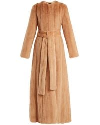 Brock Collection Freda Mink-fur Coat - Pink
