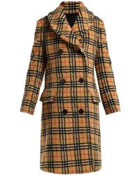 Burberry Hutchinson Vintage-check Fleece Coat - Multicolour