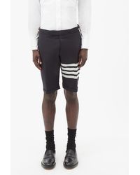 Thom Browne Cotton Pressed Crease Tailored Shorts in Brown (Natural ...