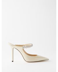 bing crystal embellished mule