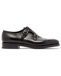 John Lobb Chaussures en cuir à boucle William - Noir