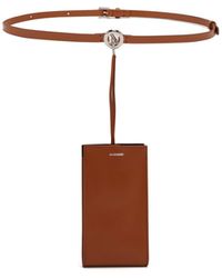 Jil Sander Iphone® Case Leather Belt Bag - Brown