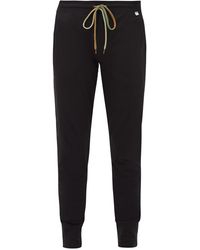 Paul Smith Pantalon de jogging droit en coton - Noir