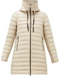 nike black longline down filled coat